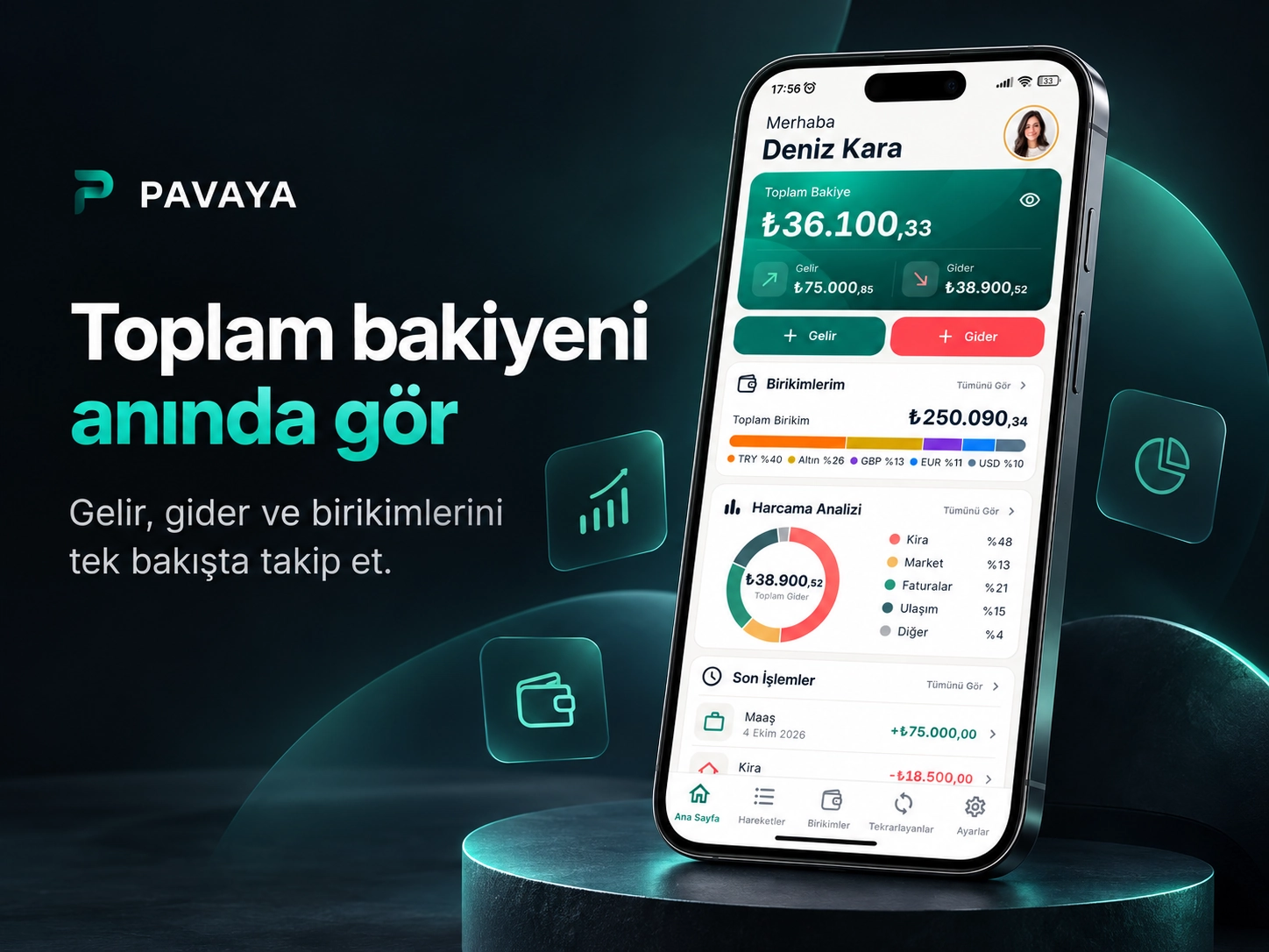 PAVAYA Ana Sayfa önizlemesi
